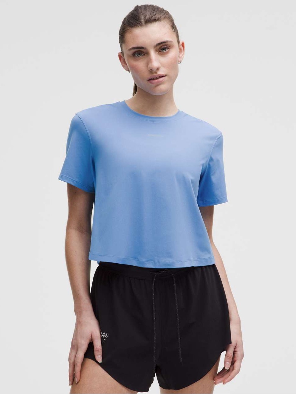 Lululemon pace crush cross back graphic tee